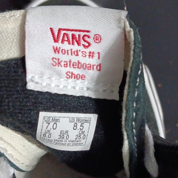 Vans Women 8.5 & mens 7 Sk8 skateboard sneakers - Picture 9 of 12